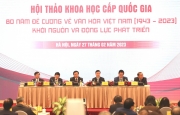 Hội thảo khoa học quốc gia: 80 năm Đề cương văn hóa Việt Nam (1943-2023) -  Khởi nguồn và động lực phát triển